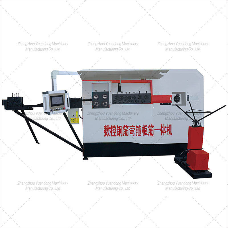 RM-12B type steel bar straightening and bending hoop all-in-one machine(圖1)